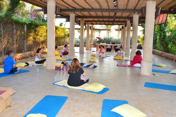 Yoga Class at Edde Sands